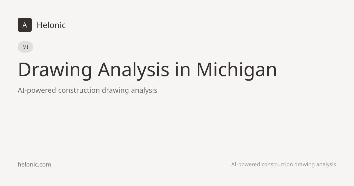 Construction Drawing Analysis in Michigan | Building Codes & Plan ...